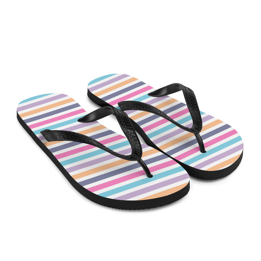 Flip-Flops/Pastel-Lines
