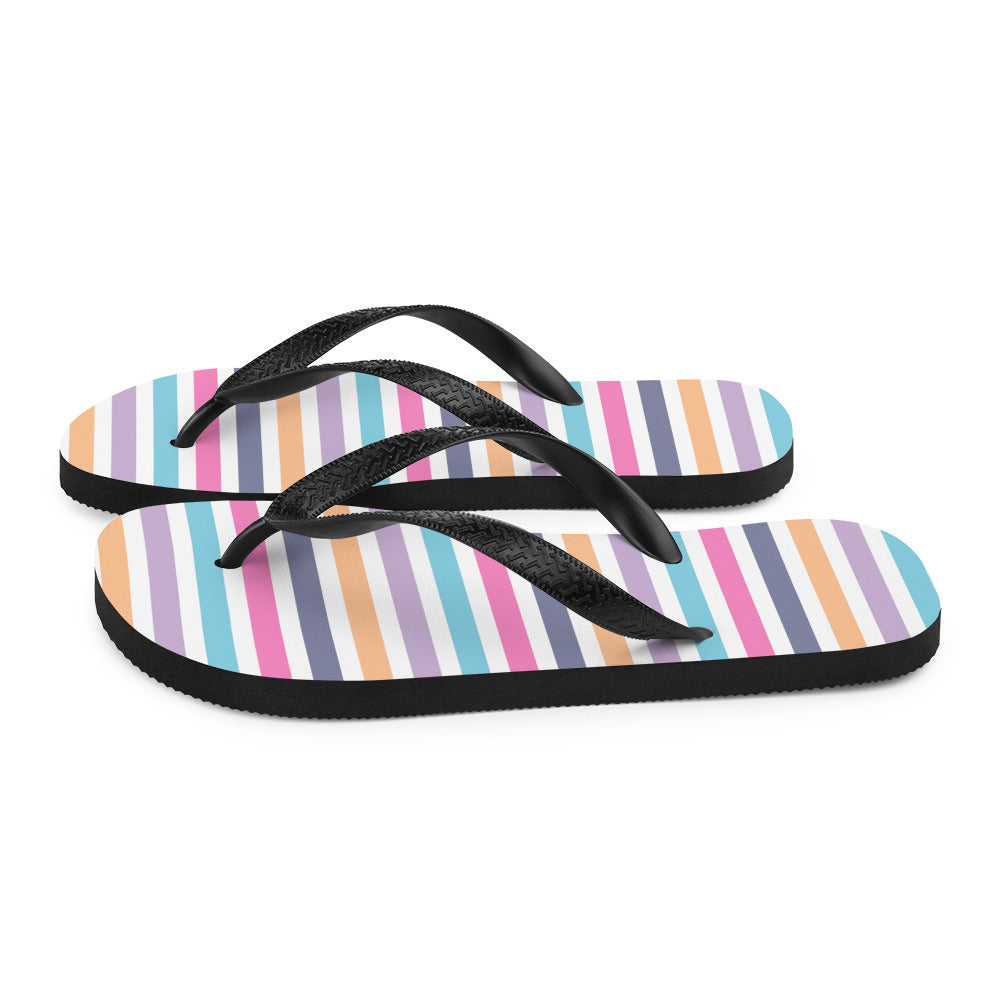 Flip-Flops/Pastel-Lines