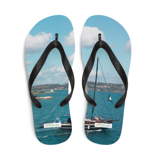 Flip-Flops/Segelboot