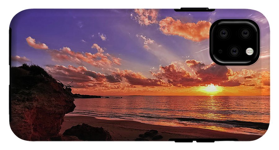 Sunset Against The Clouds - Phone Case - Enet Images