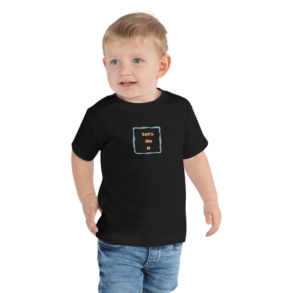 Kurzarm-T-Shirt für Kleinkinder/Let es Do It