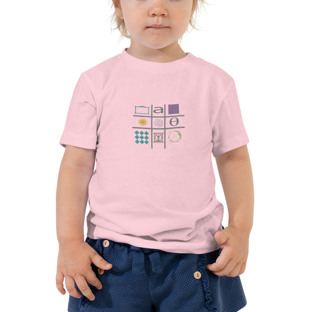Toddler Short Sleeve Tee/Artistic Shapes