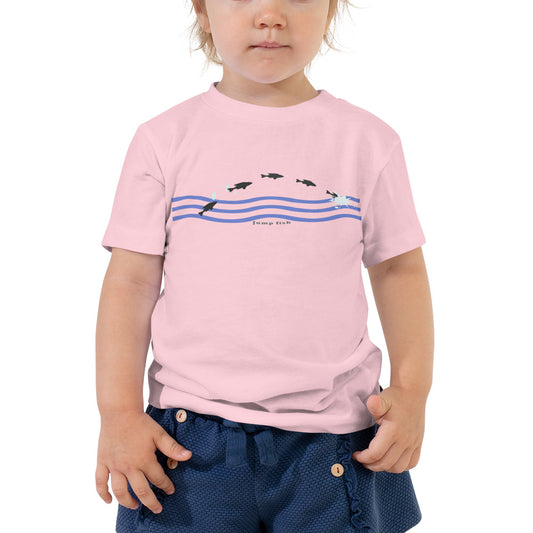 Toddler Short Sleeve Tee/Jump-Fish