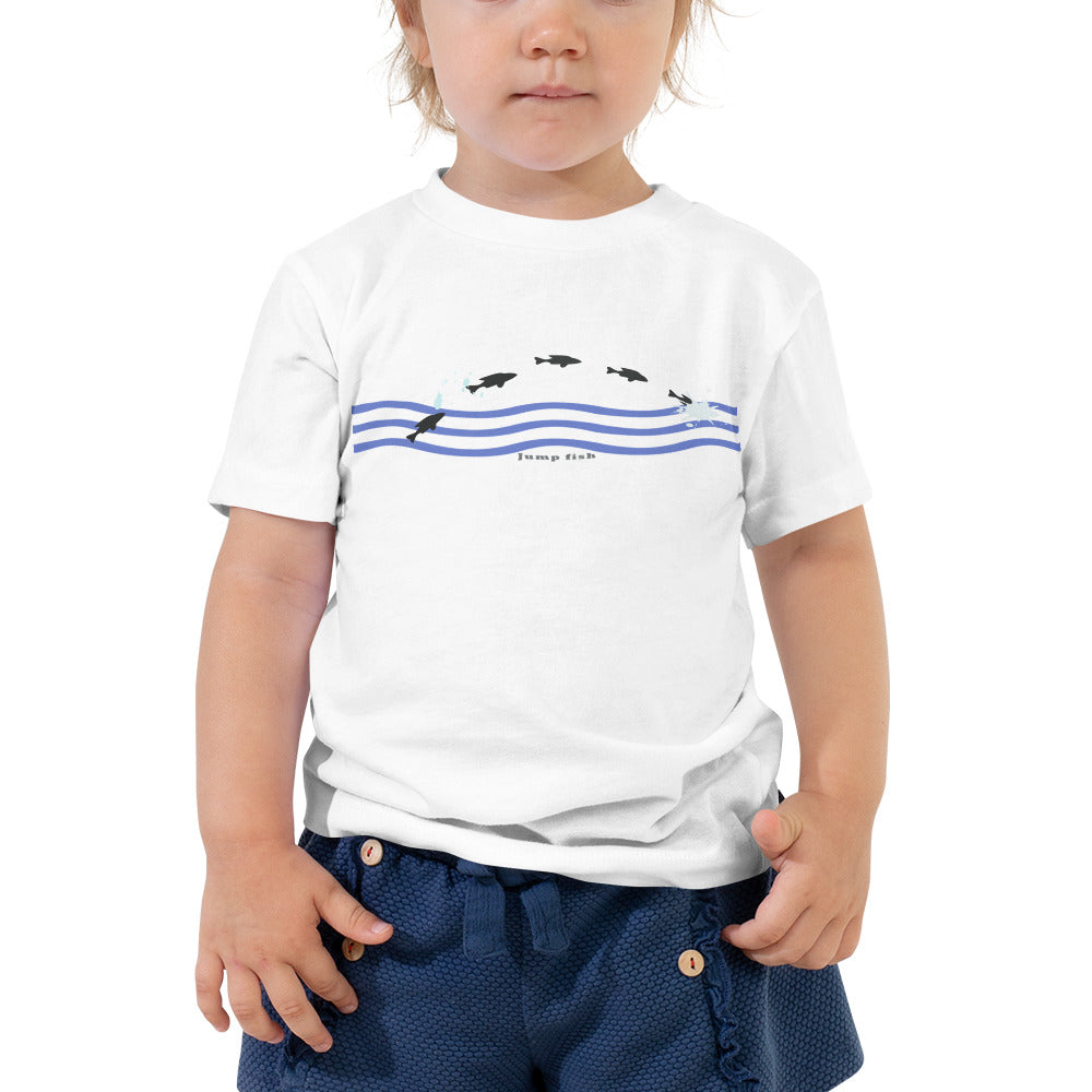 Kleinkind Kurzarm T-Shirt/Jump-Fish