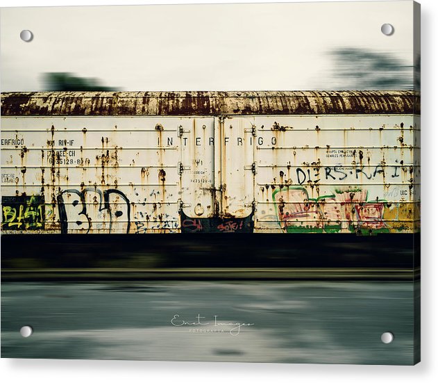 Train In Motion  - Acrylic Print