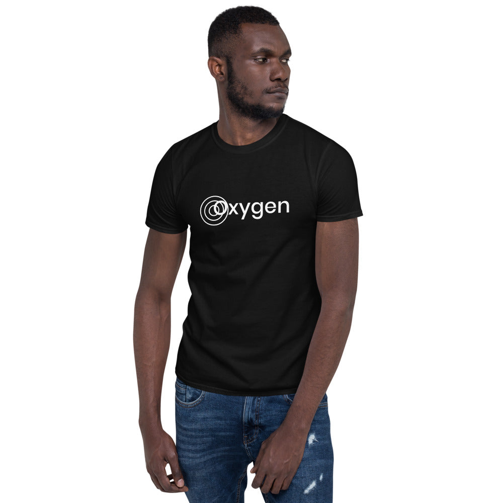 Kurzarm-Unisex-T-Shirt/Sauerstoff