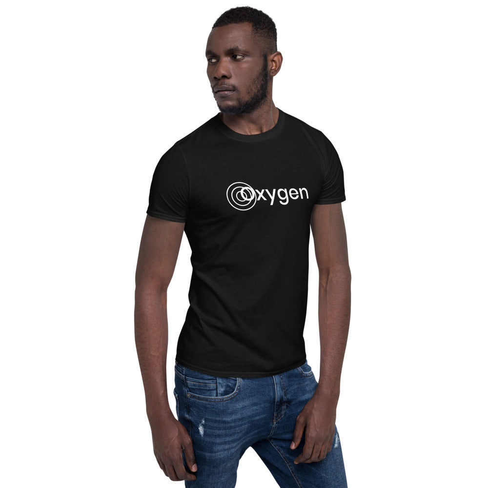 Kurzarm-Unisex-T-Shirt/Sauerstoff