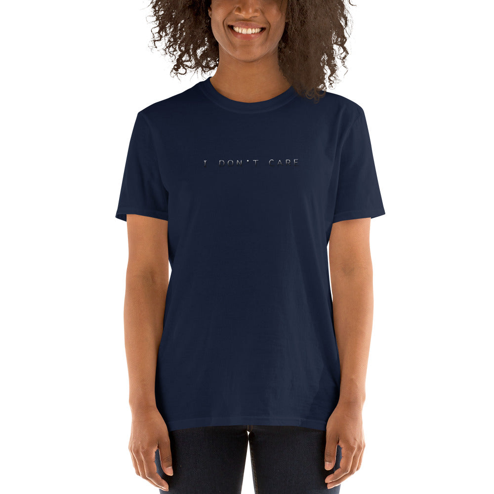 Short-Sleeve Unisex T-Shirt/I don't care