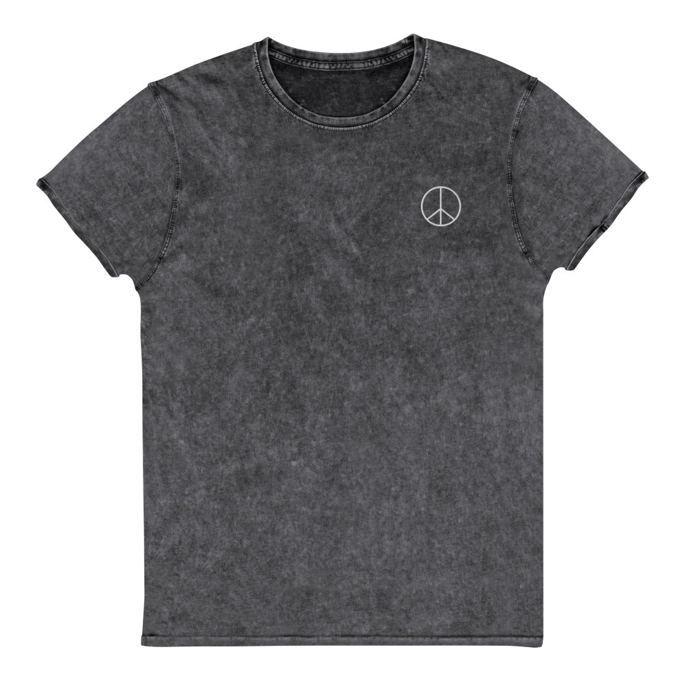 Jeans-T-Shirt/Frieden