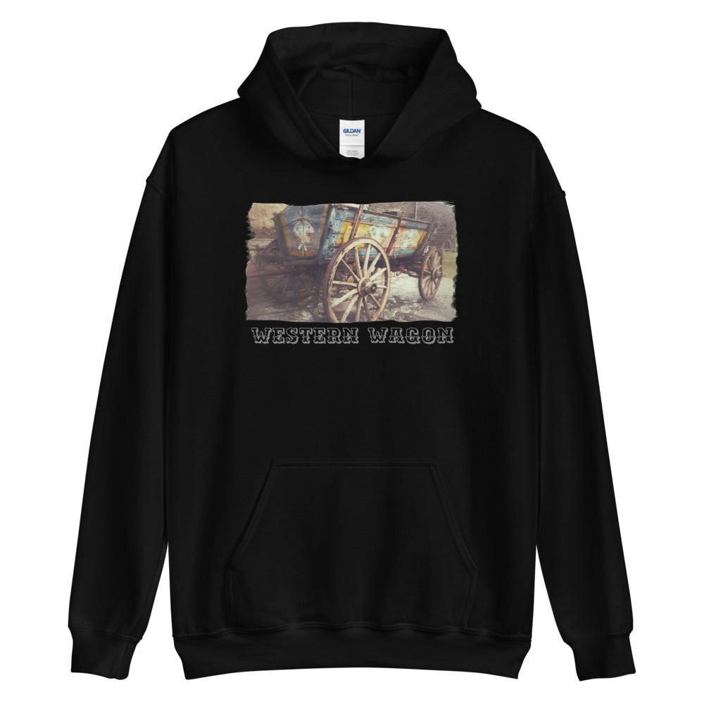 Unisex Hoodie/Western Wagon Colored/Personalized
