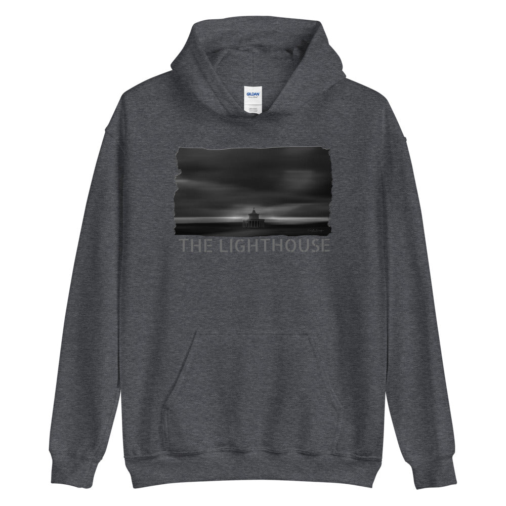 Unisex Hoodie/The Lighthouse B&W/Personalized