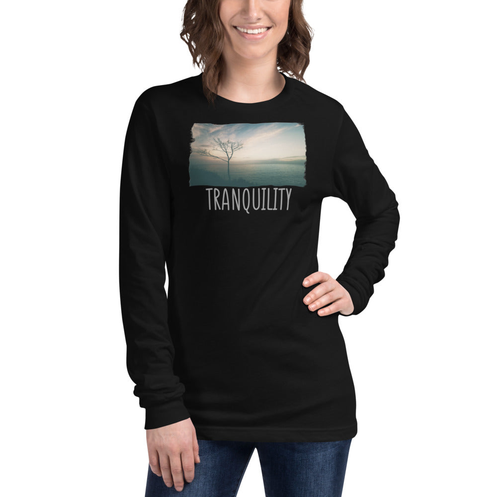 Unisex Long Sleeve Tee/Tranquility/Personalized
