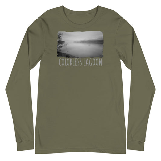 Unisex Long Sleeve Tee/Colorless Laggon/Personalized