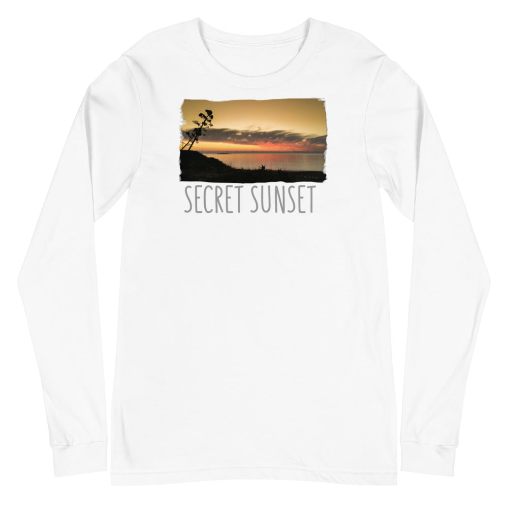 Unisex μακρυμάνικο μπλουζάκι/Μυστικό ηλιοβασίλεμα/Εξατομικευμένο