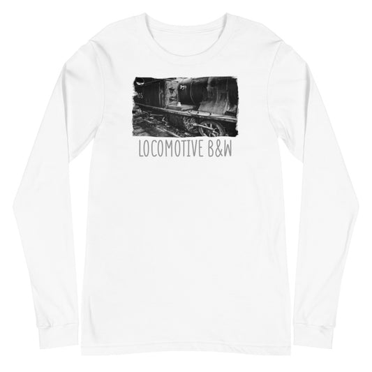 Μακρυμάνικο μπλουζάκι Unisex/Ατμόμαξη Ασπρόμαυρο/Εξατομικευμένο