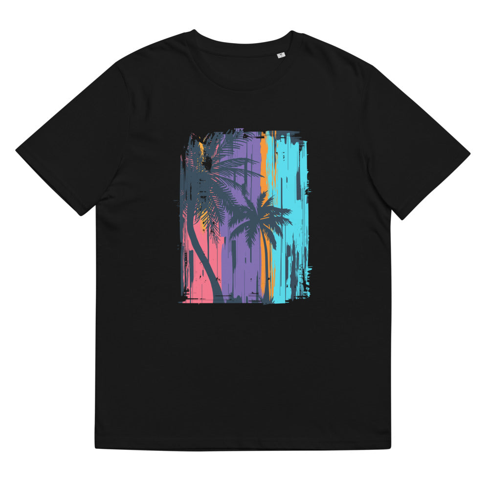 Unisex organic cotton t-shirt/Beach-Sunset
