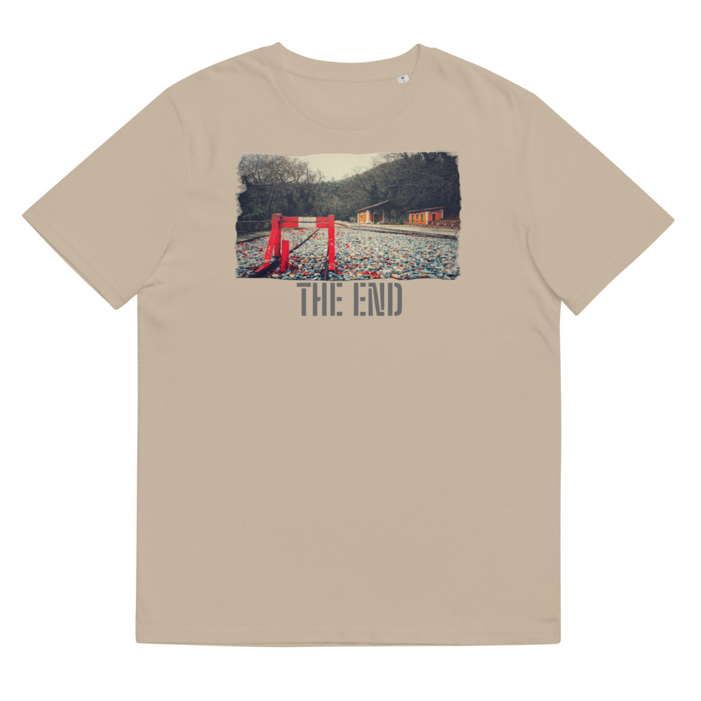 Unisex organic cotton t-shirt/The End/Personalized