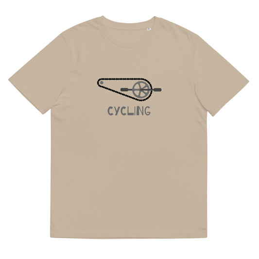 Unisex organic cotton t-shirt/Cycling Gear/Personalized