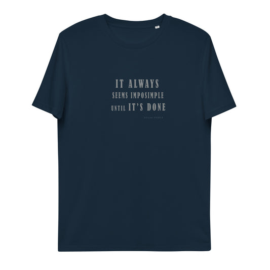 Unisex-T-Shirt aus Bio-Baumwolle/It Always
