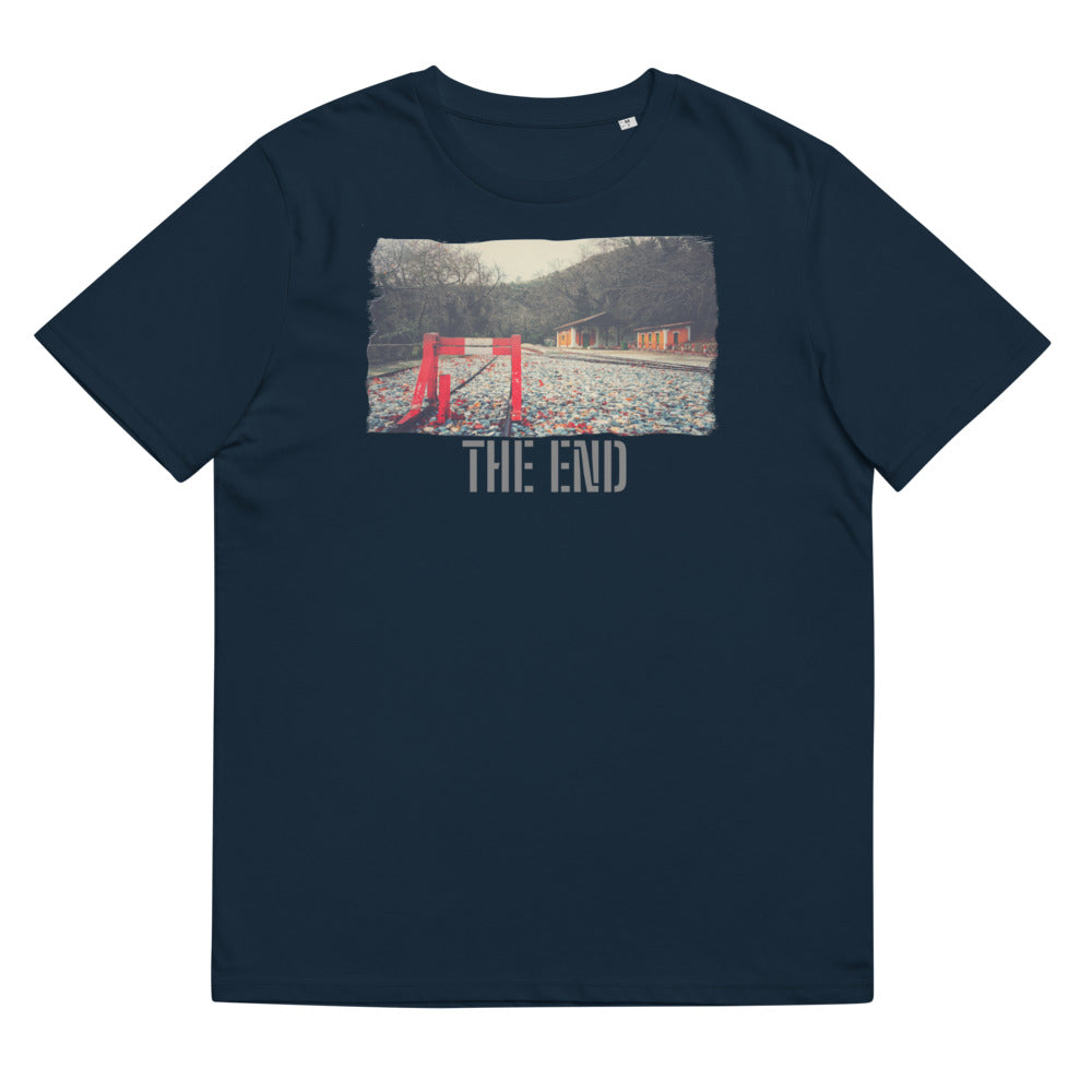 Unisex μπλουζάκι από οργανικό βαμβάκι/The End/Personalized
