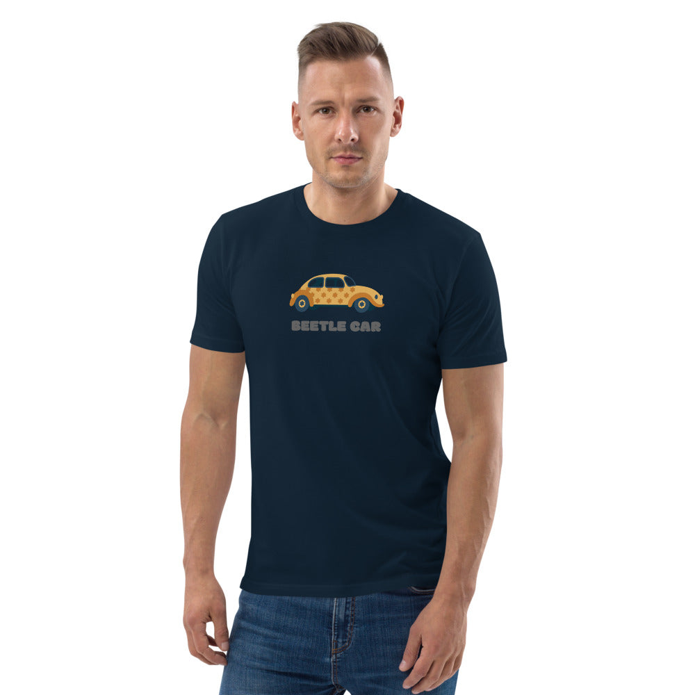 Unisex organic cotton t-shirt/Beetle Car/Personalized