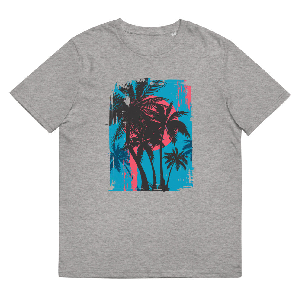 Unisex organic cotton t-shirt/Beach-Sunset
