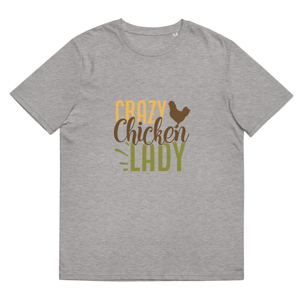 Unisex μπλουζάκι από οργανικό βαμβάκι/Crazy-Chicken-Lady