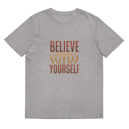 Unisex μπλουζάκι από οργανικό βαμβάκι/Believe-In-Your-Self