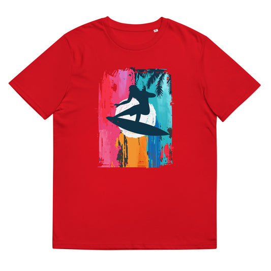 Unisex μπλουζάκι από οργανικό βαμβάκι/Beach-Summer 2