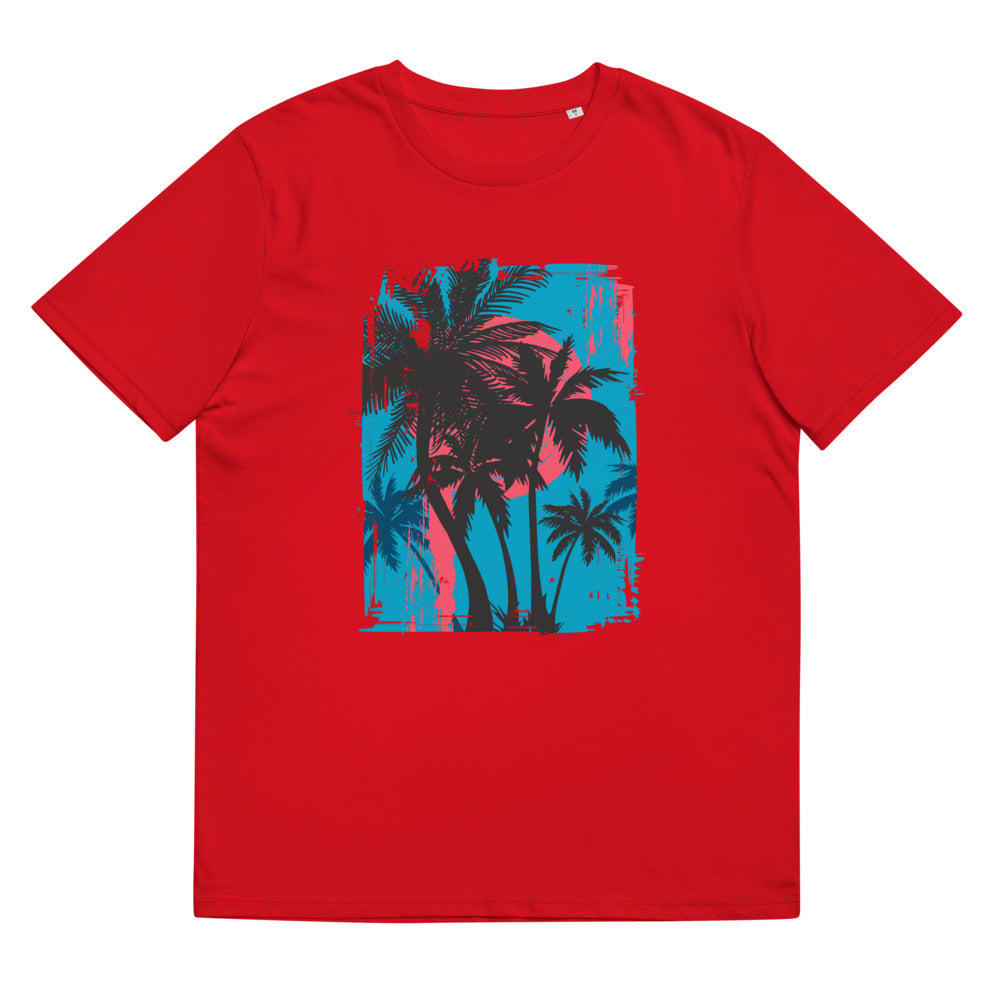 Unisex μπλουζάκι από οργανικό βαμβάκι/Beach-Sunset