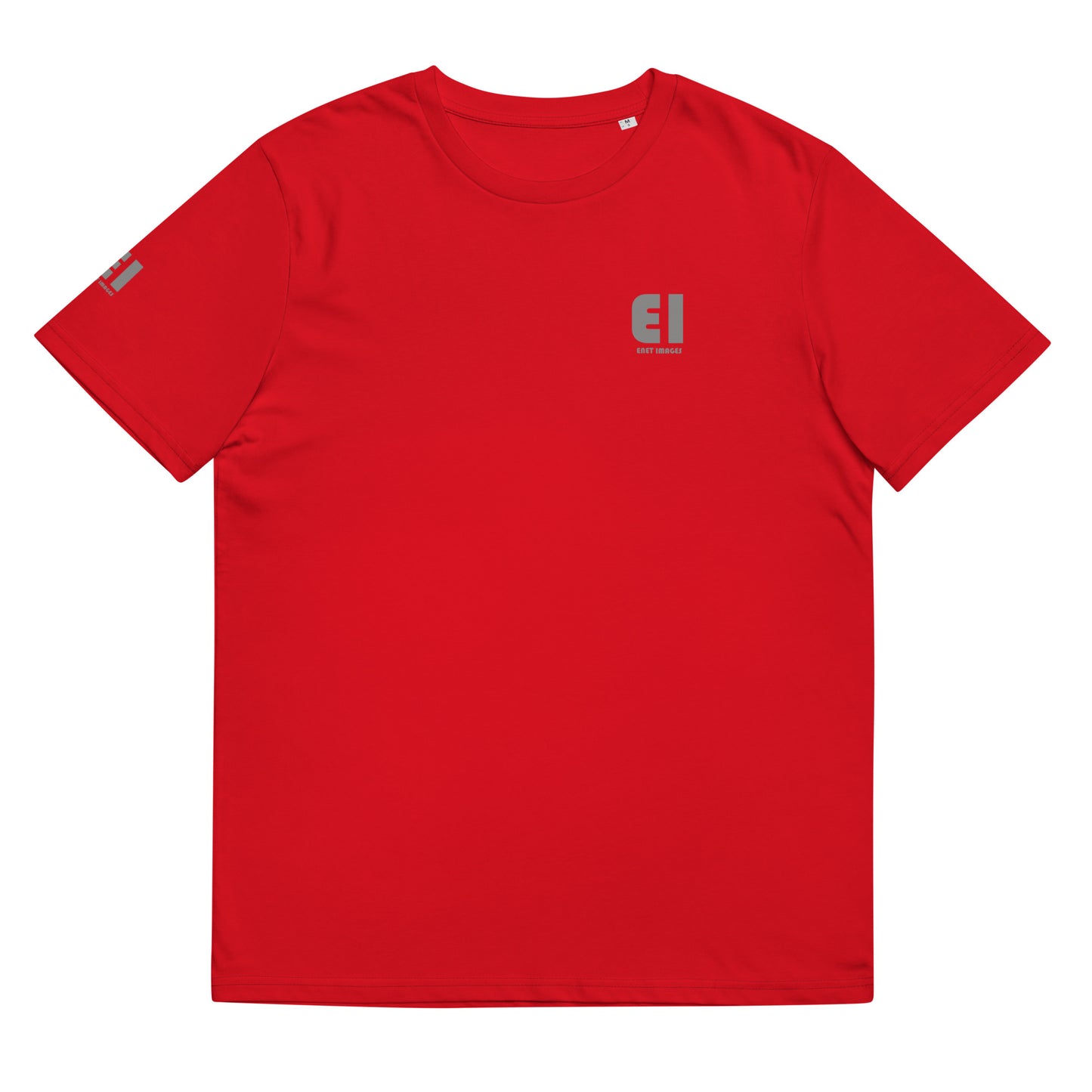 Unisex-T-Shirt aus Bio-Baumwolle/Enet-Images-Grau