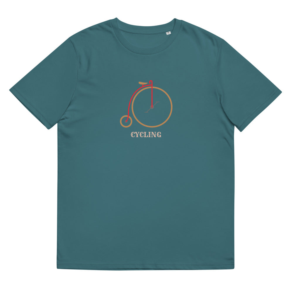 Unisex organic cotton t-shirt/Cycling/Personalized