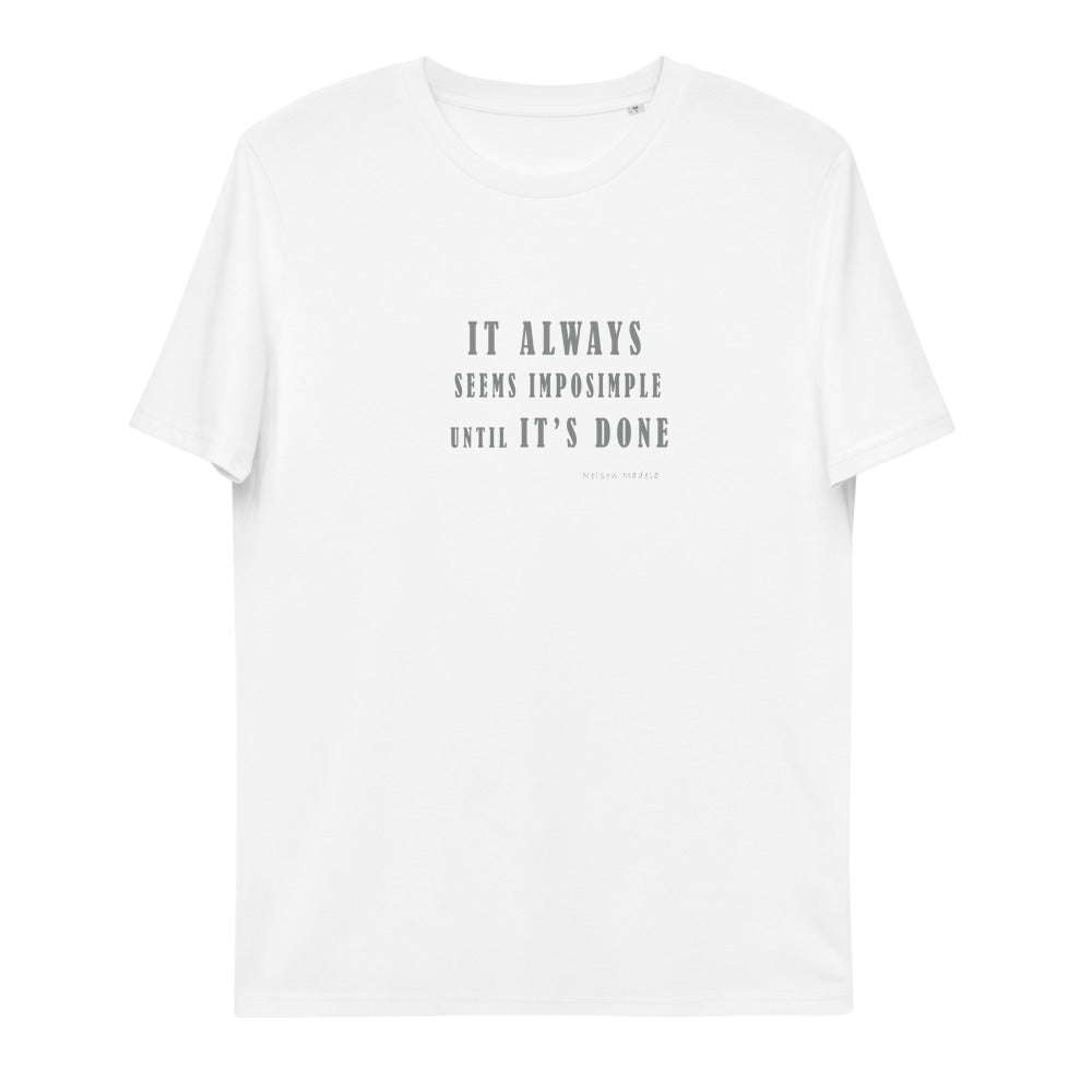 Unisex organic cotton t-shirt/It Always