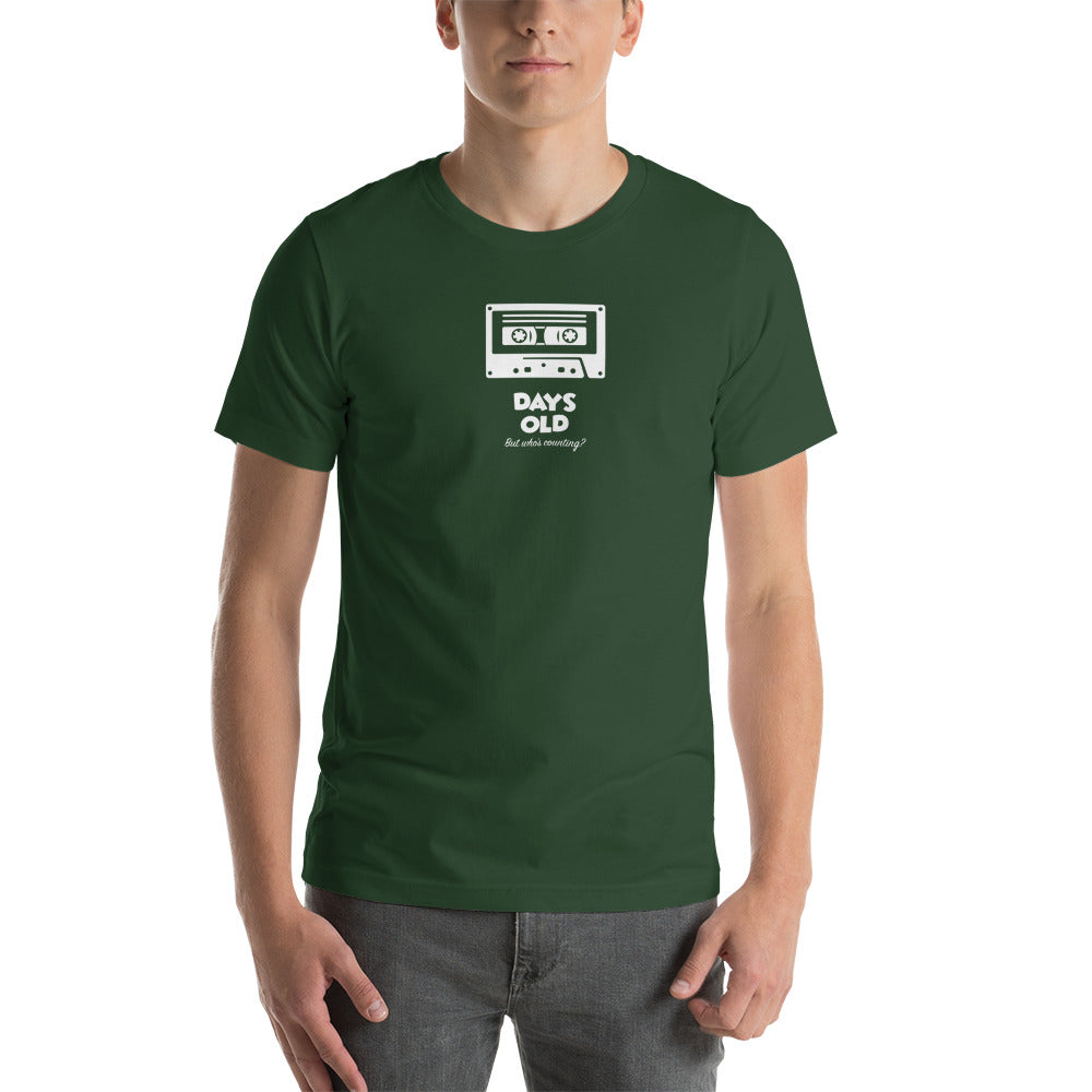 Kurzärmeliges Unisex-T-Shirt/Kassette