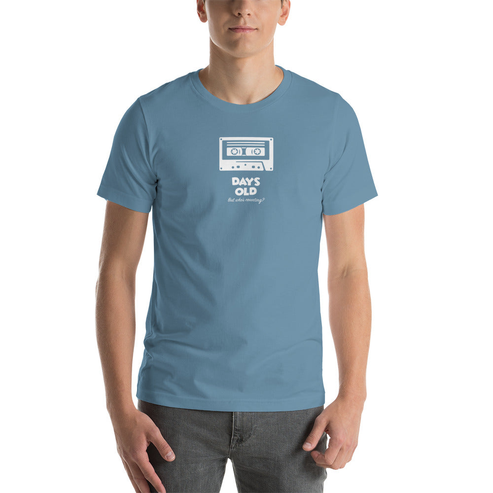 Kurzärmeliges Unisex-T-Shirt/Kassette