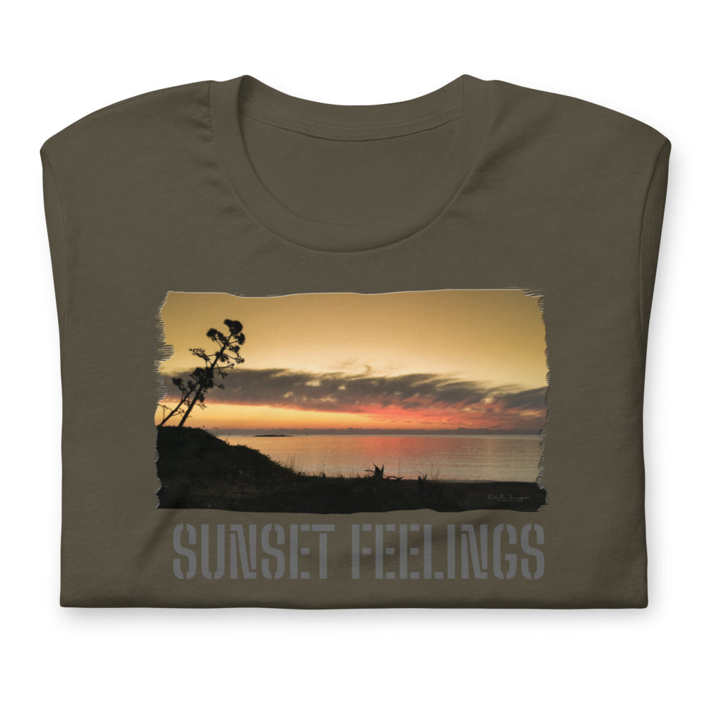 Short-Sleeve Unisex T-Shirt/Sunset Feelings/Personalized - Enet Images