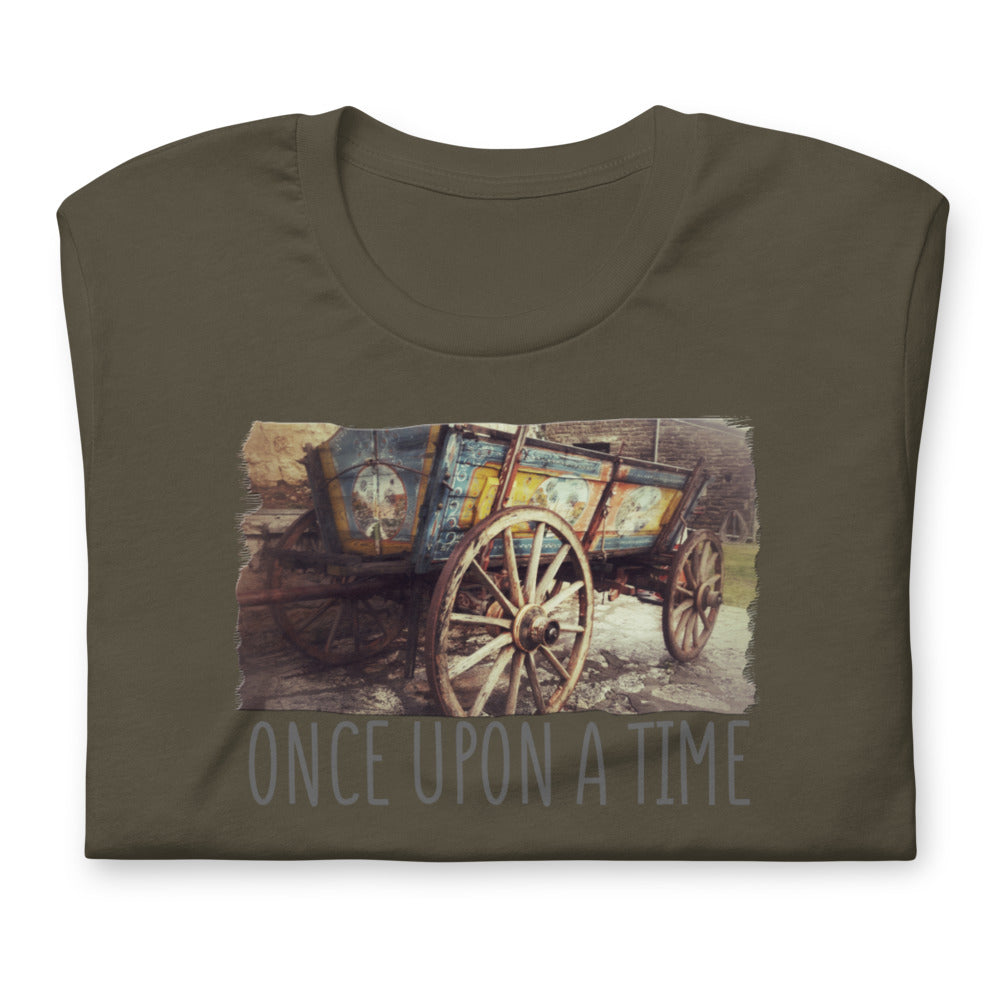 Kurzärmeliges Unisex T-Shirt/Once Upon A Time/Personalisiert