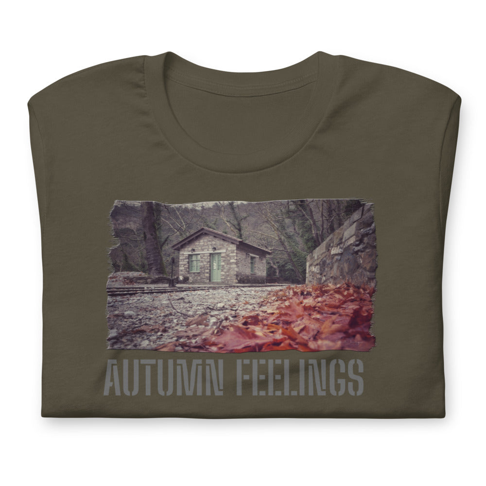 Κοντομάνικο Unisex T-shirt/Φθινοπωρινά συναισθήματα/Προσωποποιημένα