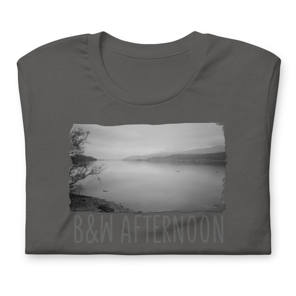 Short-Sleeve Unisex T-Shirt/B&W Afternoon/Personalized - Enet Images