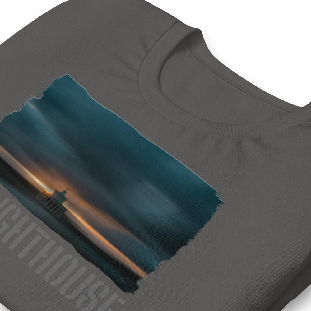 Short-Sleeve Unisex T-Shirt/The Lighthouse/Personalized - Enet Images