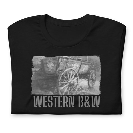 Κοντομάνικο Unisex T-Shirt/Western B&amp;W/Personalized