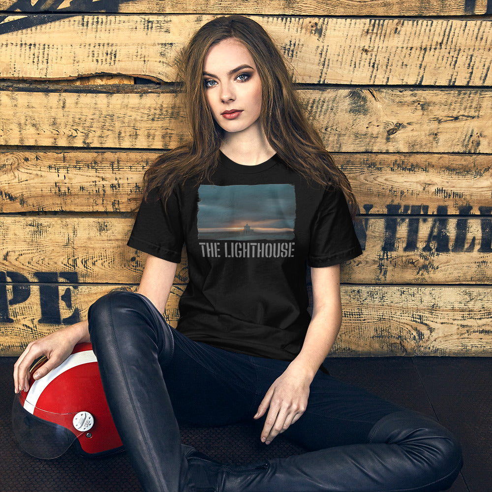Kurzärmeliges Unisex T-Shirt/Der Leuchtturm/Personalisiert