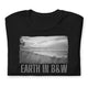 Short-Sleeve Unisex T-Shirt/Earth In B&W/Personalized - Enet Images