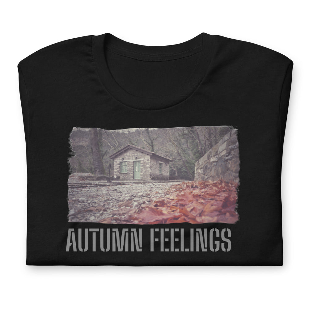 Κοντομάνικο Unisex T-shirt/Φθινοπωρινά συναισθήματα/Προσωποποιημένα