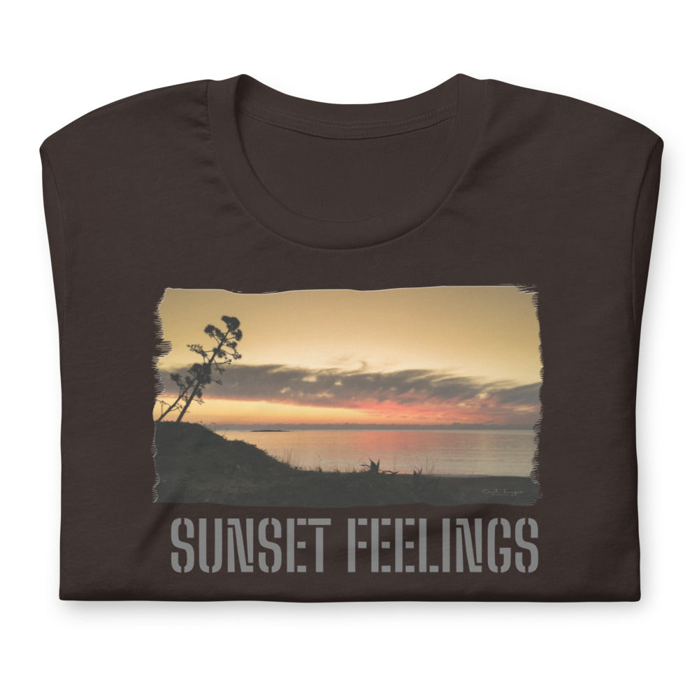 Short-Sleeve Unisex T-Shirt/Sunset Feelings/Personalized