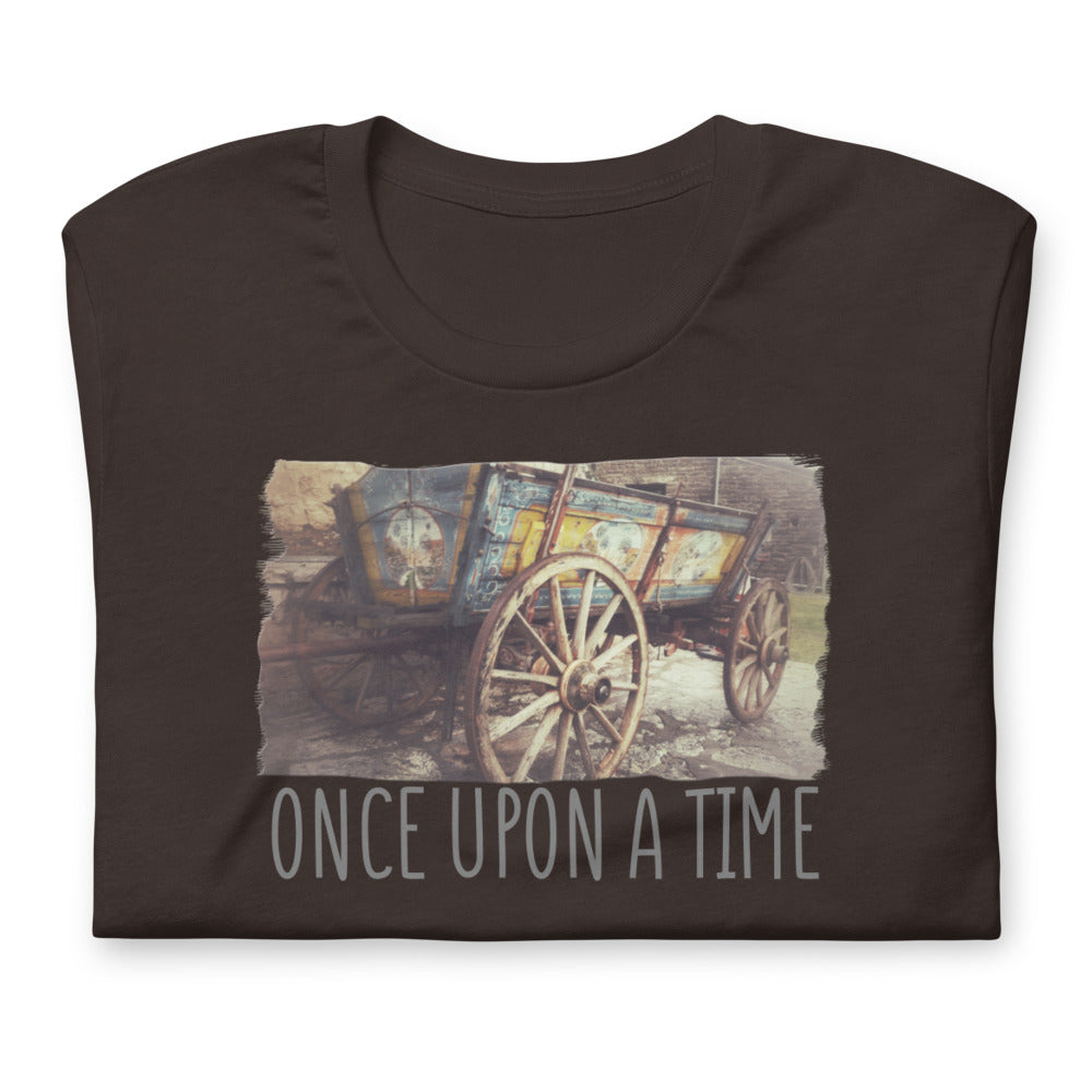 Kurzärmeliges Unisex T-Shirt/Once Upon A Time/Personalisiert