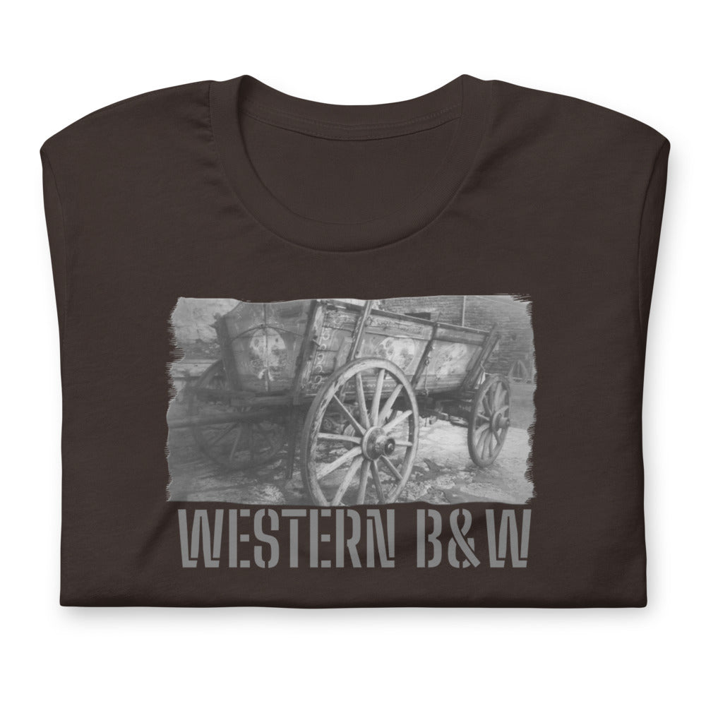 Short-Sleeve Unisex T-Shirt/Western B&W/Personalized