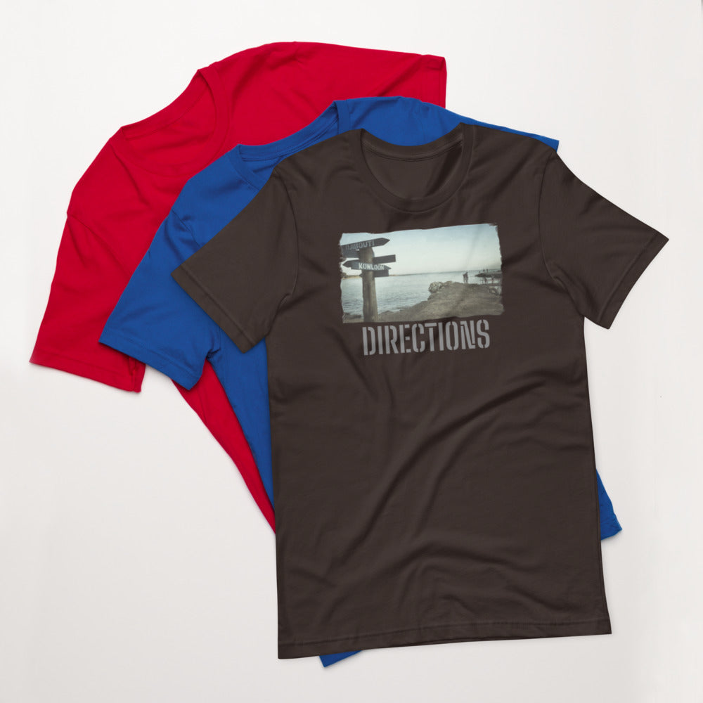 Short-Sleeve Unisex T-Shirt/Directions/Personalized - Enet Images