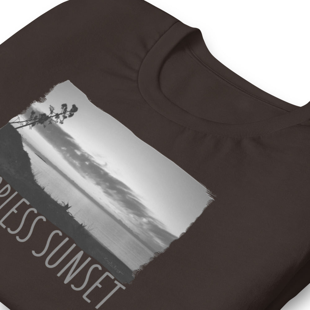 Short-Sleeve Unisex T-Shirt/Colorless Sunset/Personalized - Enet Images