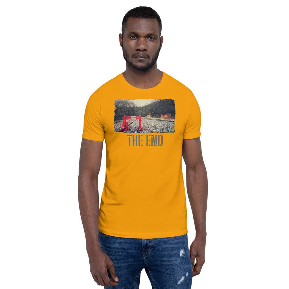 Kurzärmeliges Unisex T-Shirt/Das Ende/Personalisiert